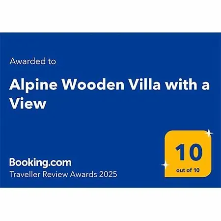 Villa Alpine Wooden With A View Gozd Martuljek
